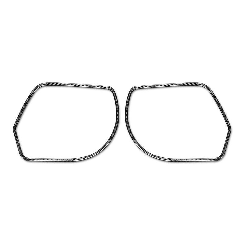 Real Carbon Fiber Car Door Horn Ring Cover Trim Fit for Honda Accord 2014-2017