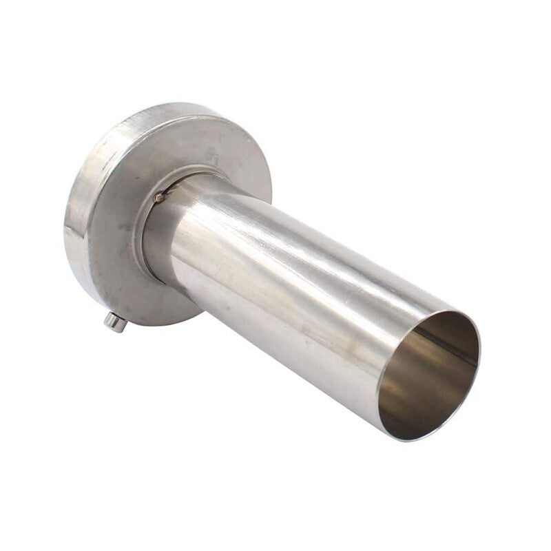3.5 Removable Stainless Muffler Silencer Insert Exhaust Tip Silver Universal