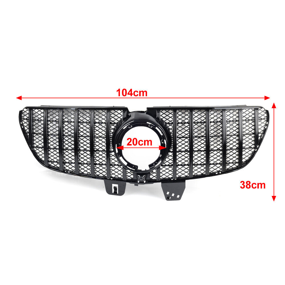 GTR Style Front Bumper Radiator Hood Grille for Benz V Class W447 V260 2021+