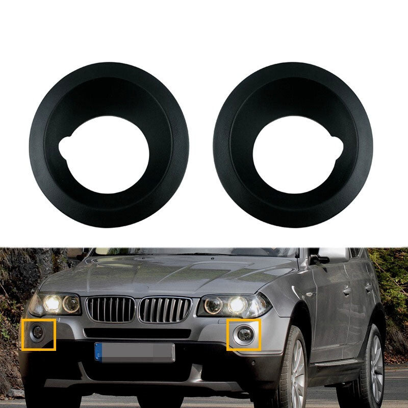 1 Pair Front Bumper Fog Light Cover For 2004-2006 for BMW X3 E83