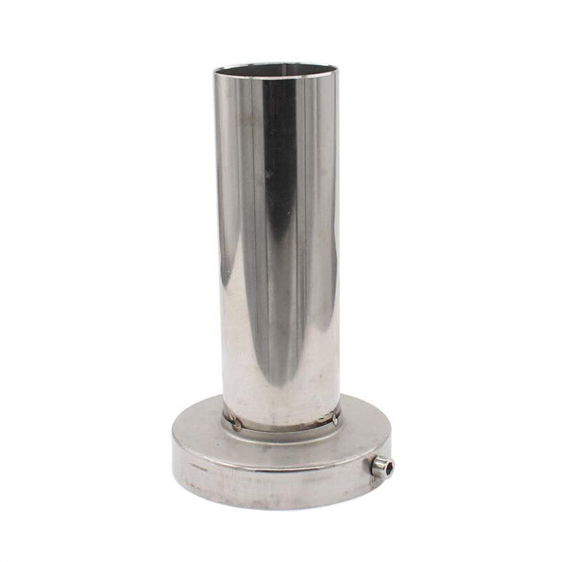 3.5 Removable Stainless Muffler Silencer Insert Exhaust Tip Silver Universal