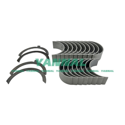 4JJ1 Main Bearing and Connecting Rod Bearing Kit and Thrust Washer Kit for Isuzu