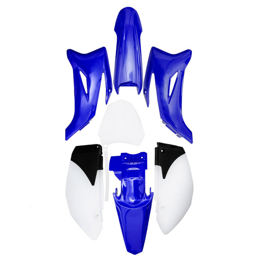 Blue plastic fairing kit mudguards for Yamaha TTR110E/TTR 110 Pit Dirt bike path