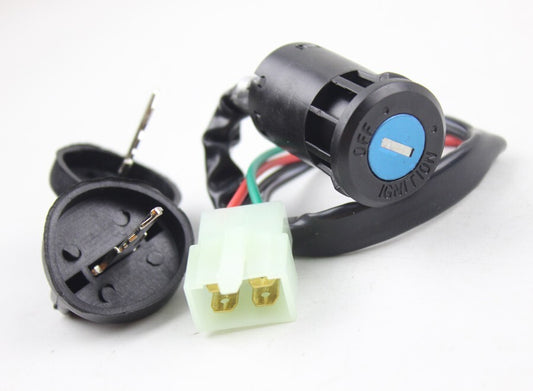 4 Wire Ignition Key Barrel Switch ATV QUAD TAOTAO Pit Dirt Bike Buggy 50cc-125cc
