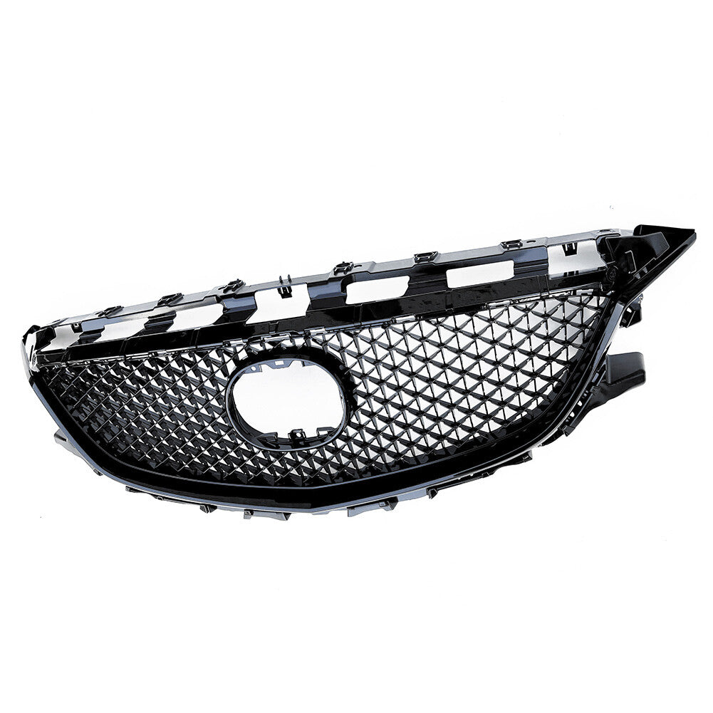 Front Upper Bumper Diamond Grille Grill for Mazda 6 Atenza 2014-2016 2015