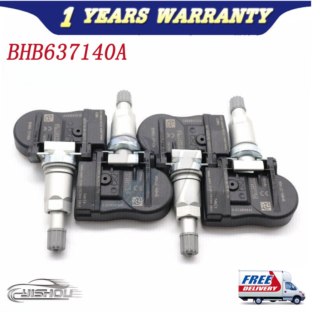 4 x BHB637140A Fits for Mazda MX-5 Miata BHB637140A Tire Pressure Monitor Sensor