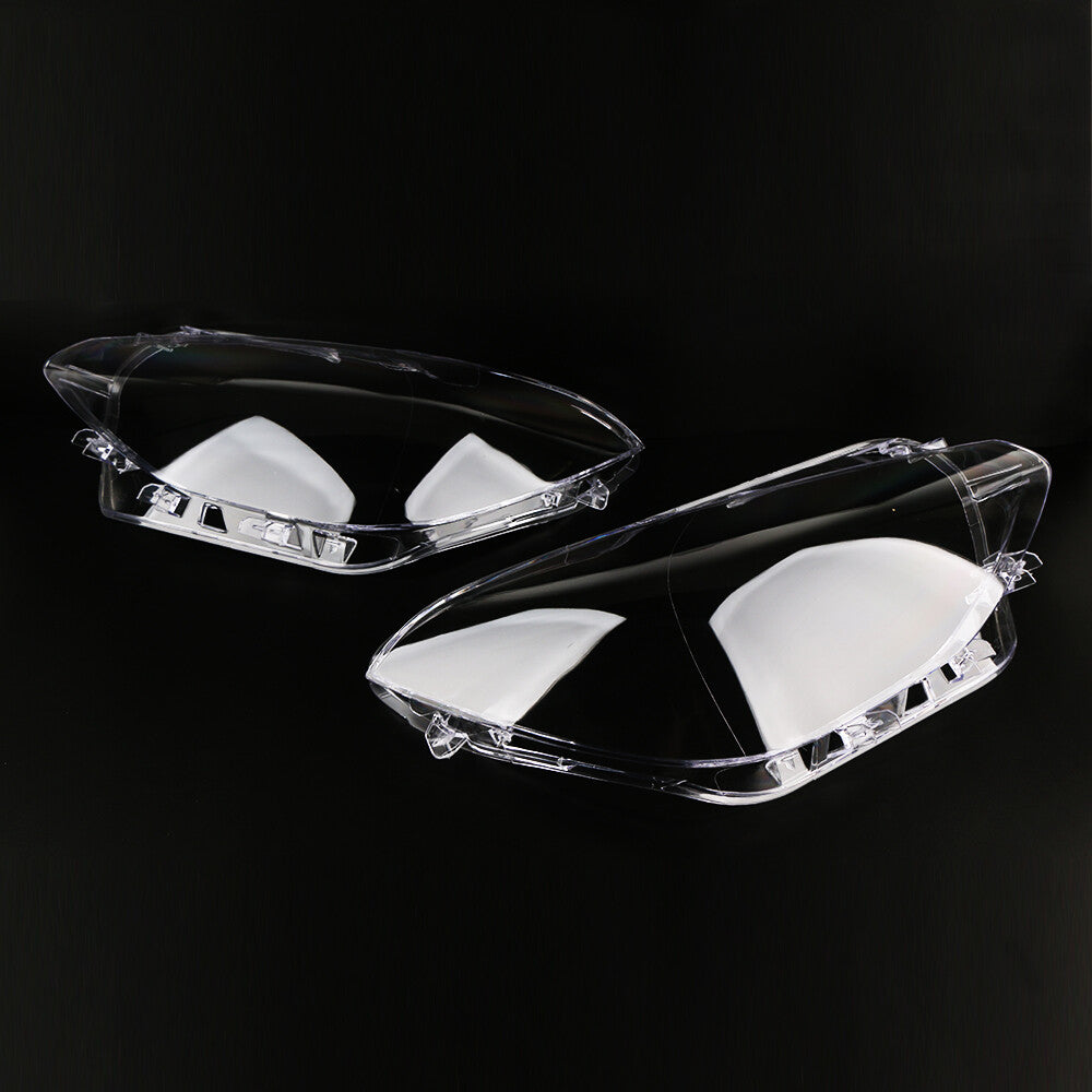 Transparent headlight lens cover replacement for left and right lenses, suitable for BMW F20 (2012-14)