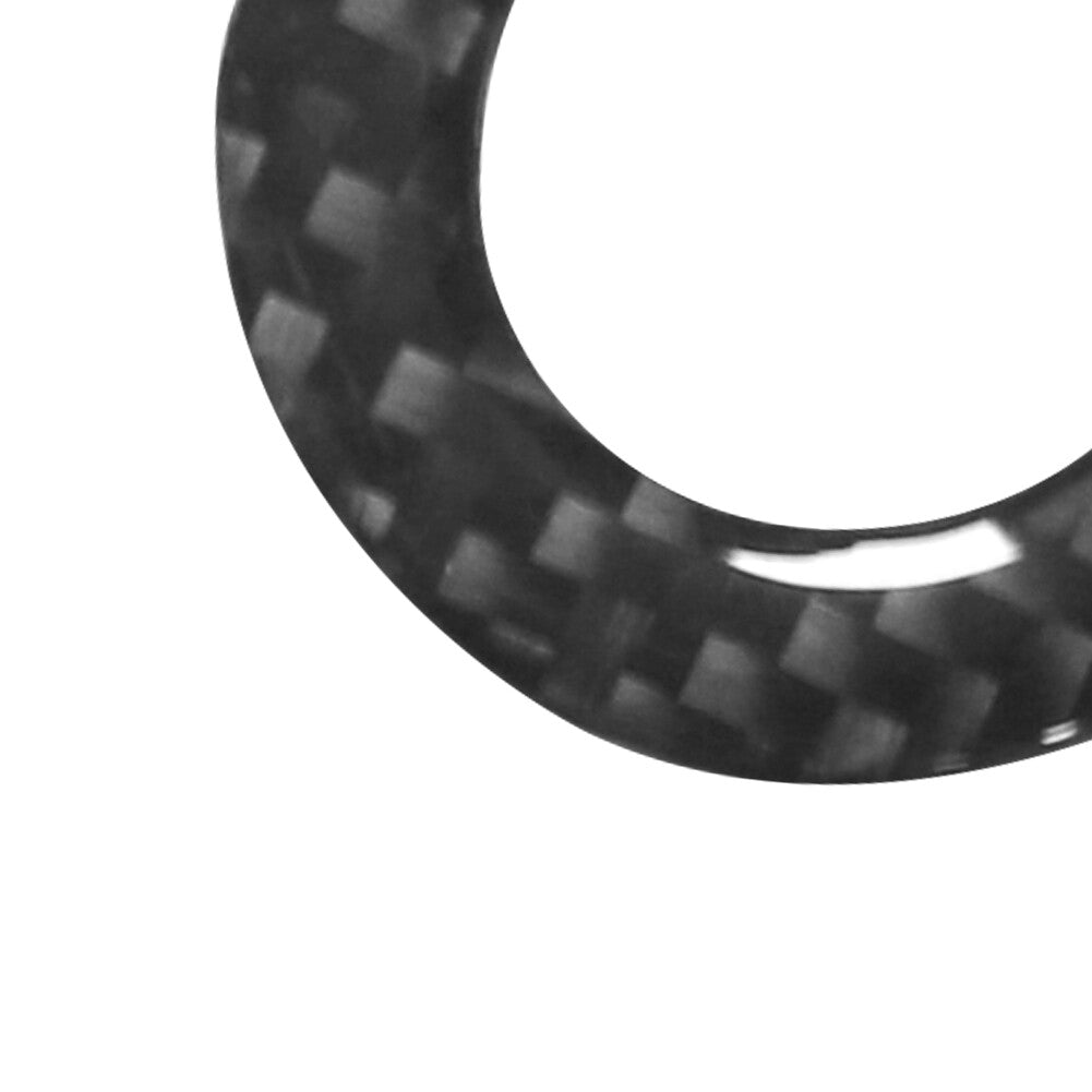 Carbon Fiber Rear Trunk Switch Button Cover Trim Ring for Chevrolet Camaro 2017+