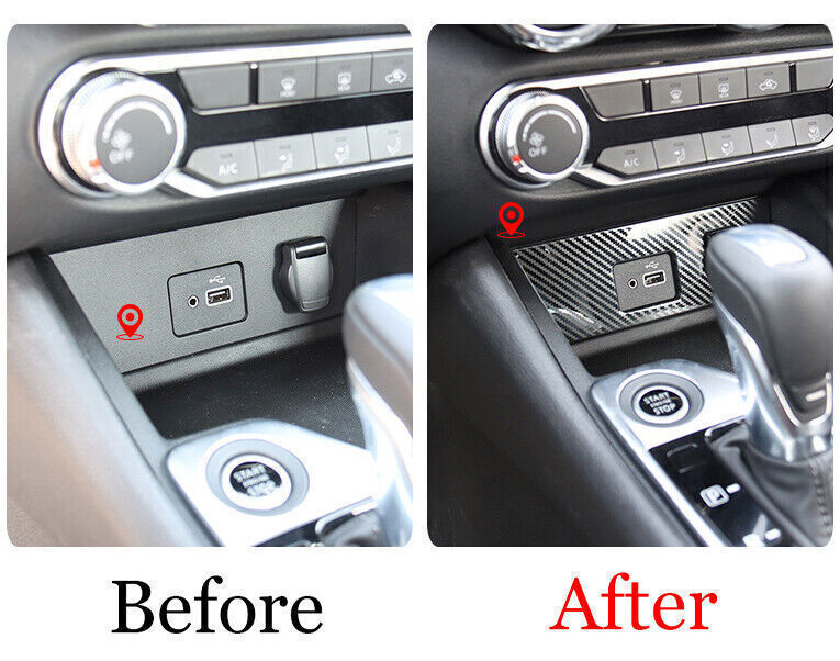 Console Cigarette Lighter Storage Box for Nissan Sentra 20-22 Steel Carbon Fiber