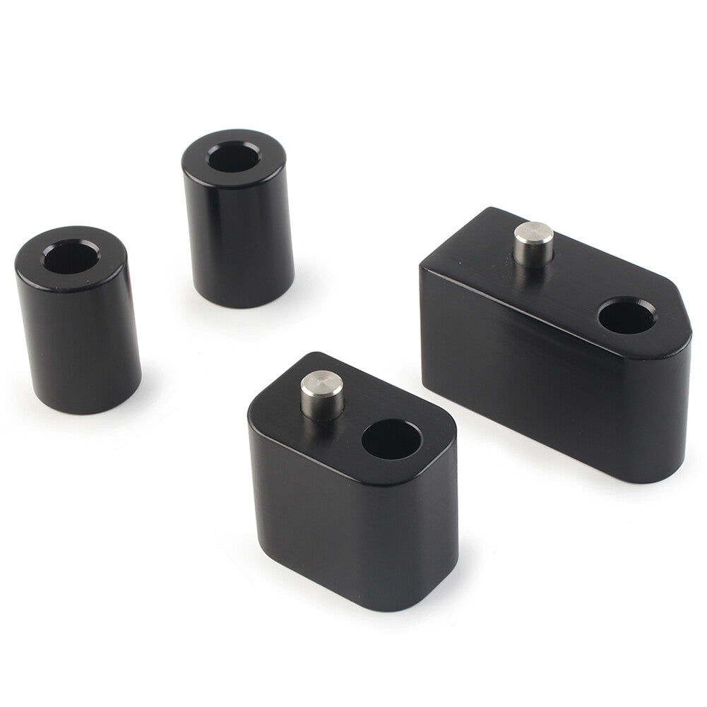 1-1/4 Driver Floorboard Spacer Extension Fit for Harley Street Tri Glide Black po