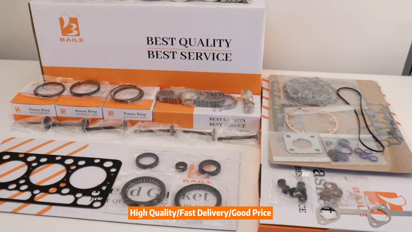 D750 Overhaul Rebuild Kit With Full Gasket Kit For Kubota Diesel engine??