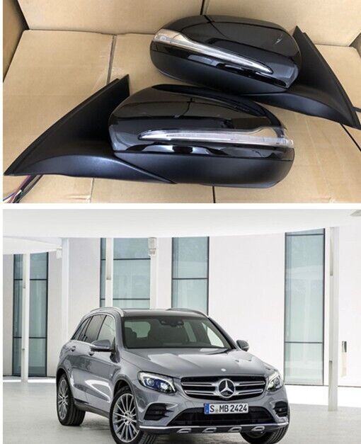 1Pair Side Door Mirror for Mercedes-Benz X253 Class GLC300 GLC200 GLC350 2016-22
