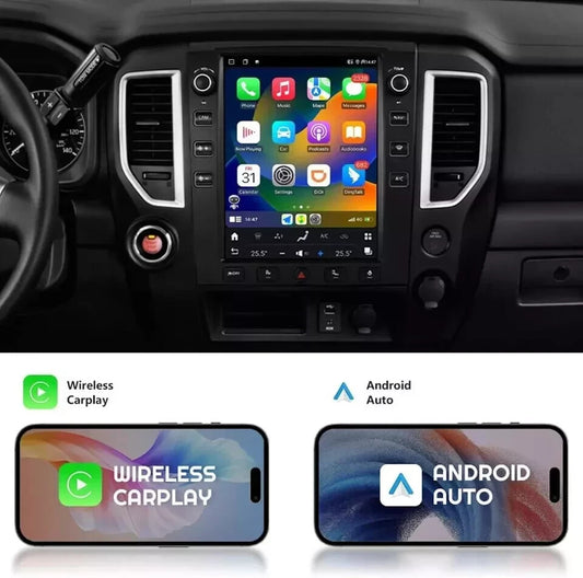 Android 13 for Tesla Vertical Screen Car-Play GPS Radio for Nissan Titan 2016-2020