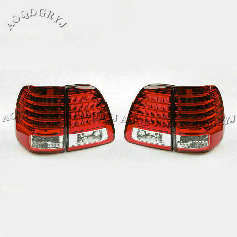 Smoked Red LED Tail Lights Replacement for TOYOTA for LAND CRUISER FJ100 1998-2007