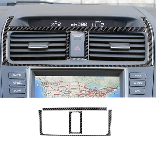 Carbon Fiber Center Air Vent Outlet TypeB Cover for Honda Accord Sedan 2003-2007