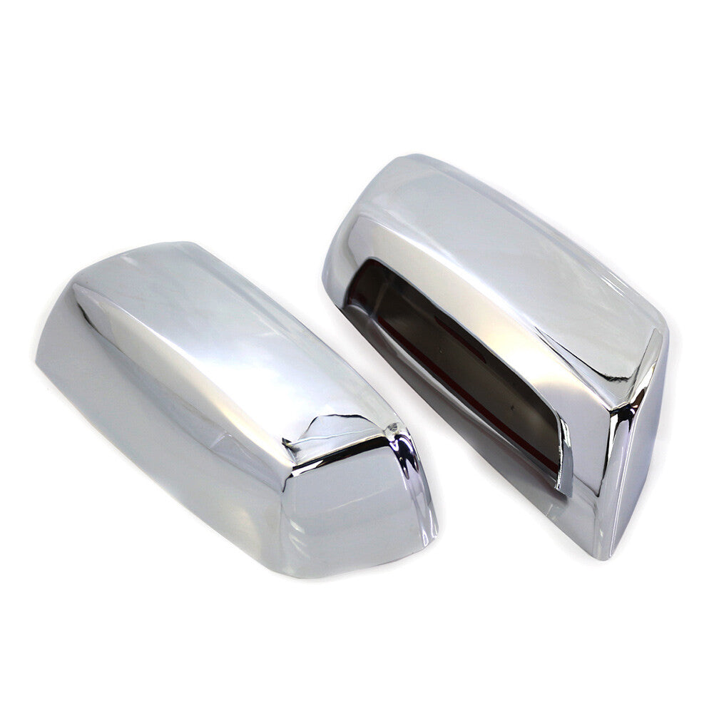 Rearview Mirror Covers Overlays Trims Chrome Fit for Chevy Impala 2014-2020 2pcs