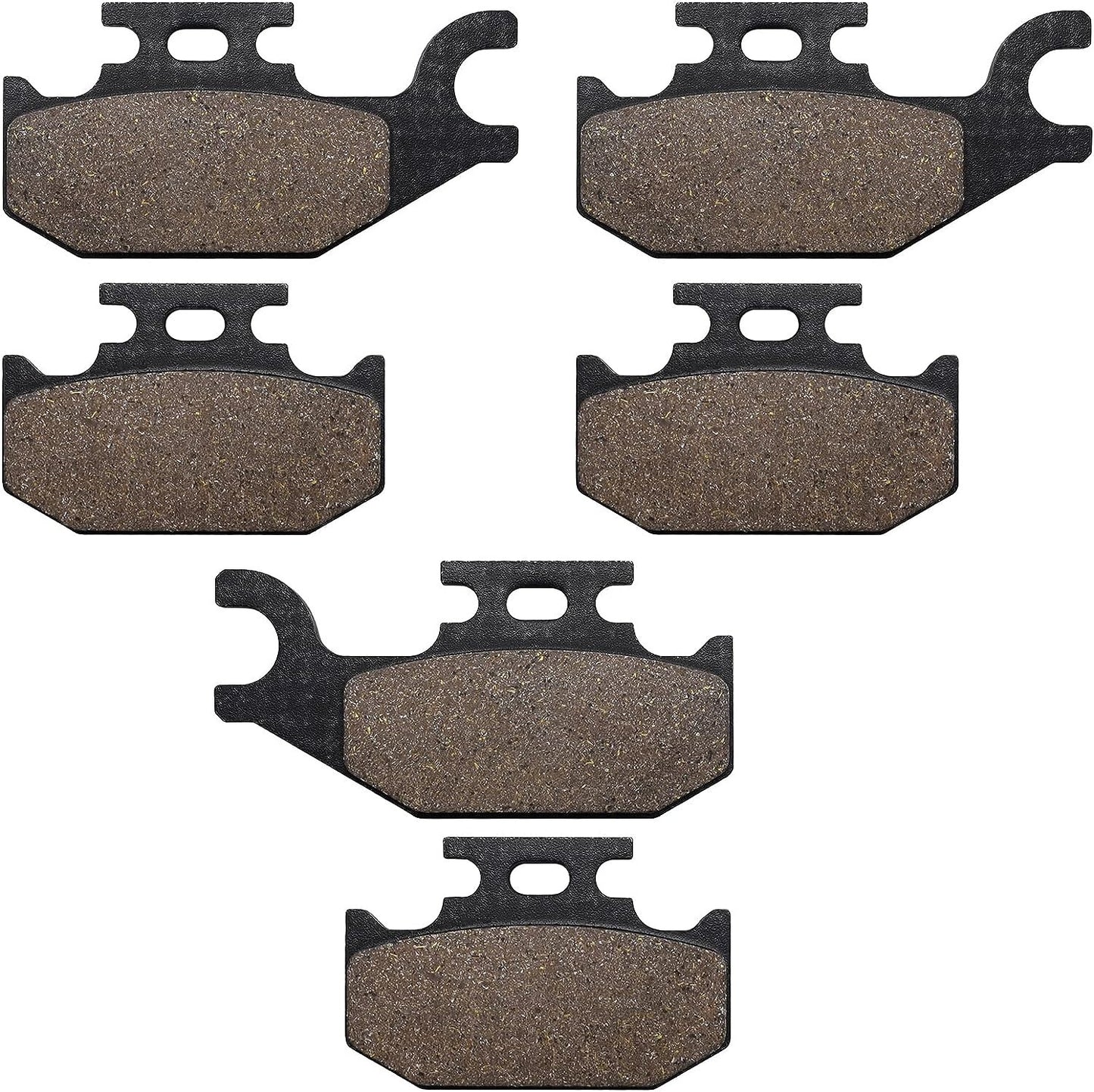Front Rear Brake Pads for Bombardier Outlander 330 HO 200-05/Outlander 400 2003