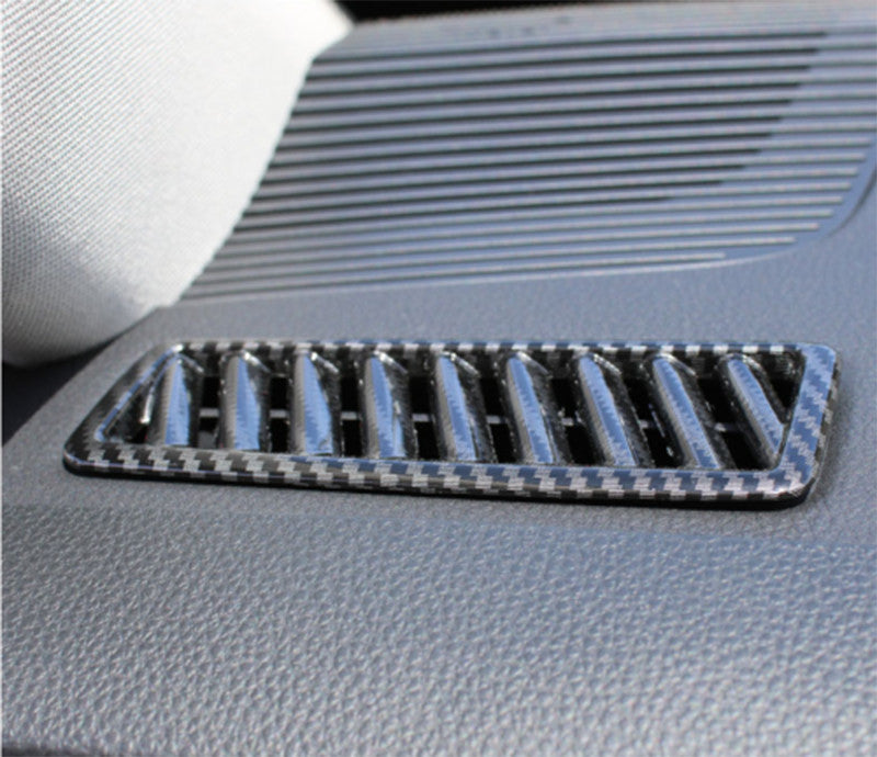 Carbon Fiber car Dashboard Air Vent Outlet Cover Trim for Toyota Venza 2021-2023