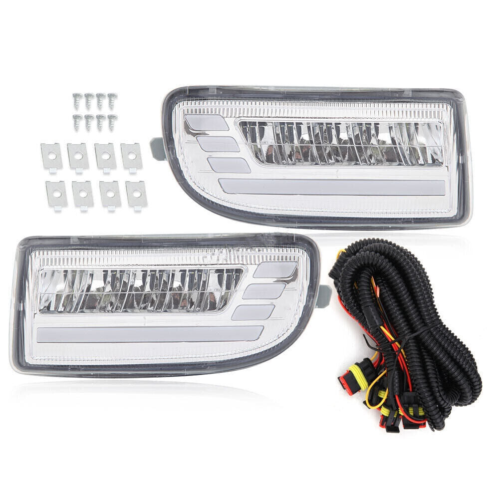 2Pcs LED Fog Lamp Daytime Running Light for Toyota for Land Cruiser J100 105
