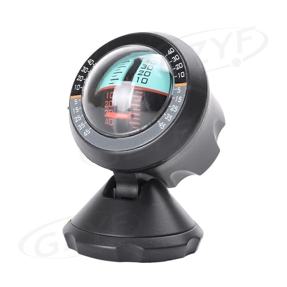 1x Car Offroad Inclinometer Gauge Angle Protractor Slope meter Level Tilt Gauge