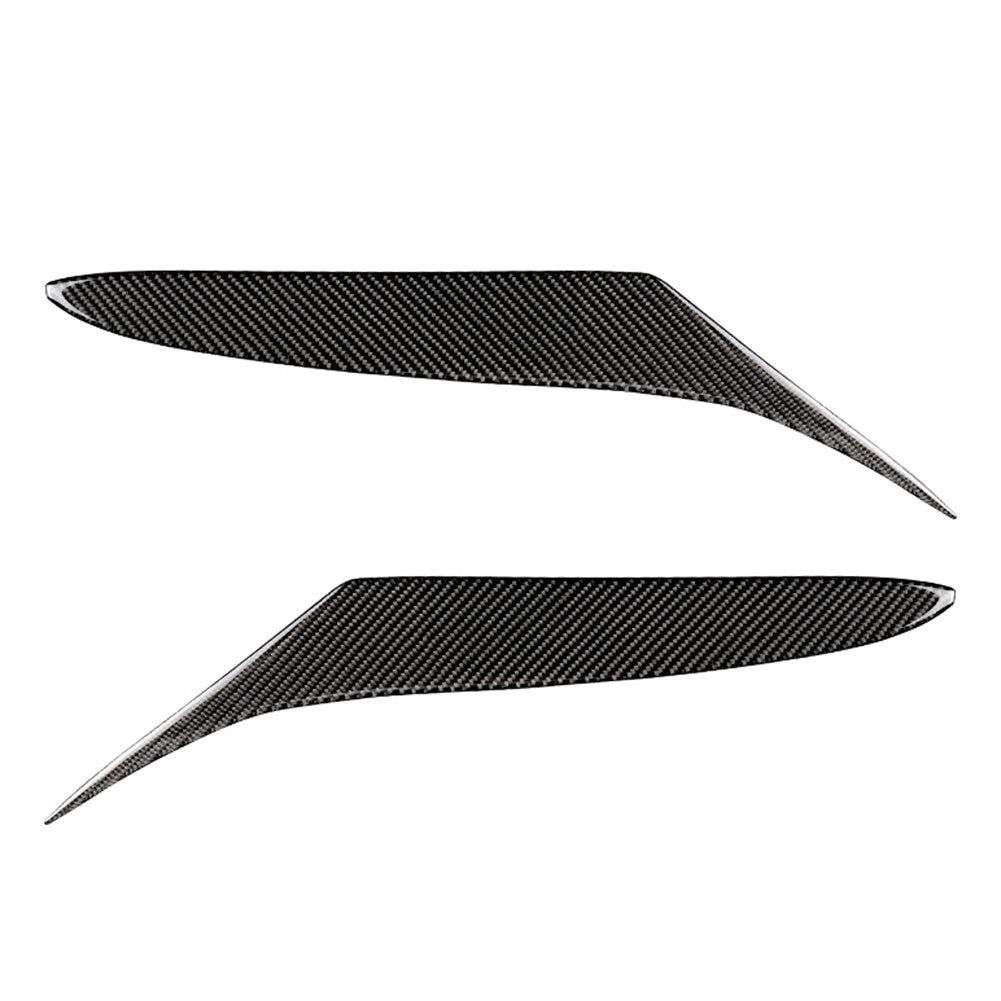 Headlight Eyebrows Eyelids Cover Trim for Mazda RX-8 RX8 2004-2008 Carbon Fiber