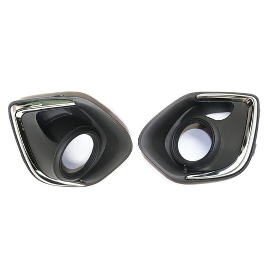 Pair Front Bumper Fog Light Cover Trim For 2013-2015 for Mitsubishi Outlander Sport