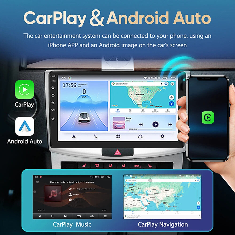 Android Auto Car Radio for Toyota Avensis T25 02-08 Stereo Video Player GPS Navi
