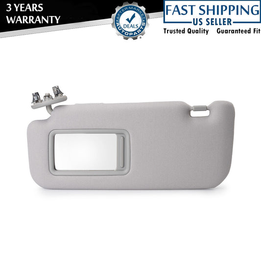 Left Side Sun Visor for Toyota for Corolla 2013 CE Sedan 4-Door 1.8L 74320-02711-E0