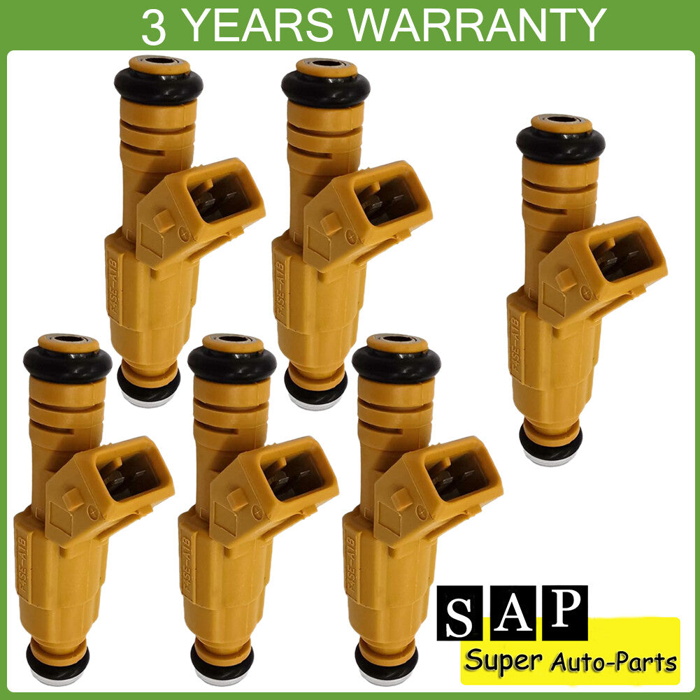 6X Fuel Injectors for Ford E-350 F-250 Explorer for Mercury 0280155700 F4SE9F593A1B
