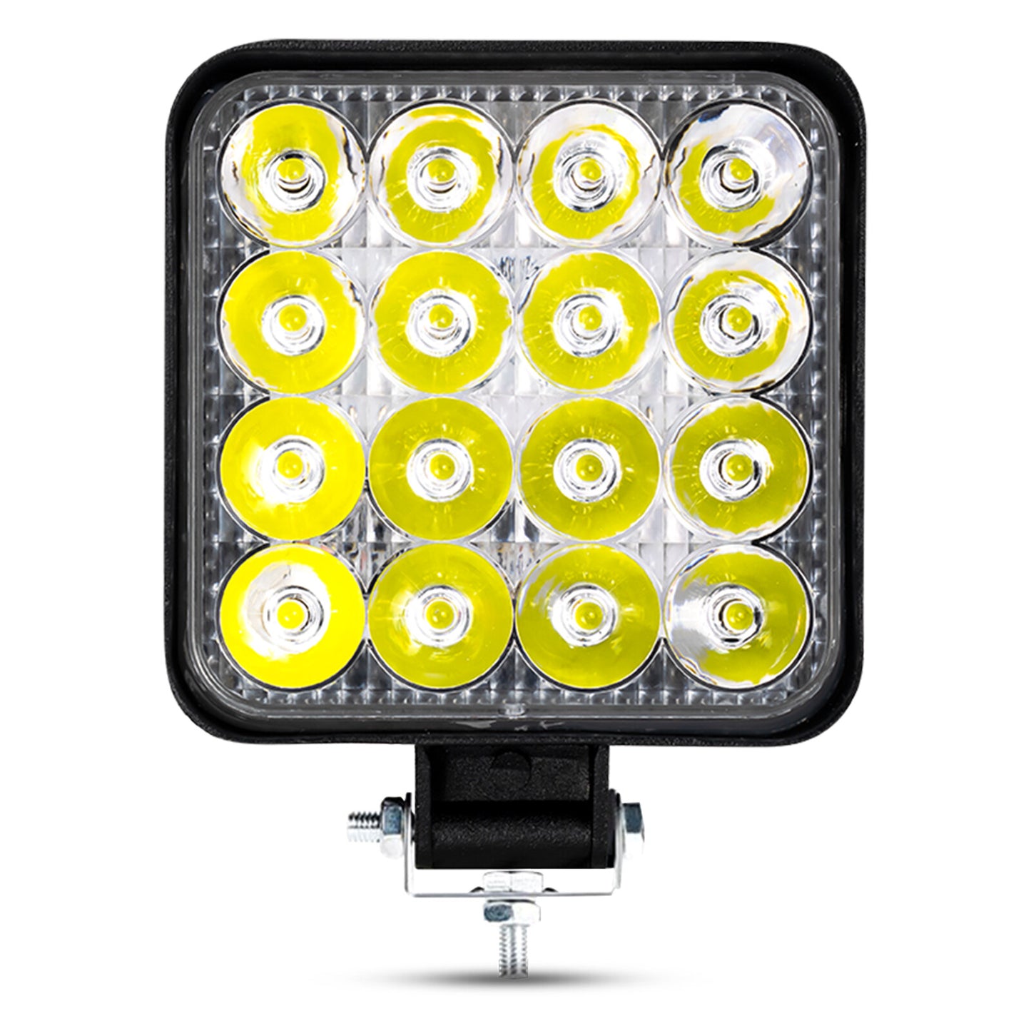 4 Square LED Light Bar Work Offroad ATV SUV Tractor Spot Flood Combo Light 48W
