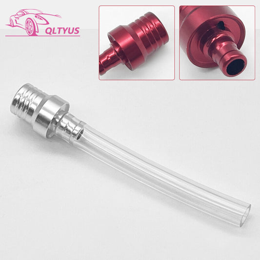 Motorcycle Gas Fuel Cap Valve Vent Breather Hose Two-way Tube Gas Tank Cap Vent