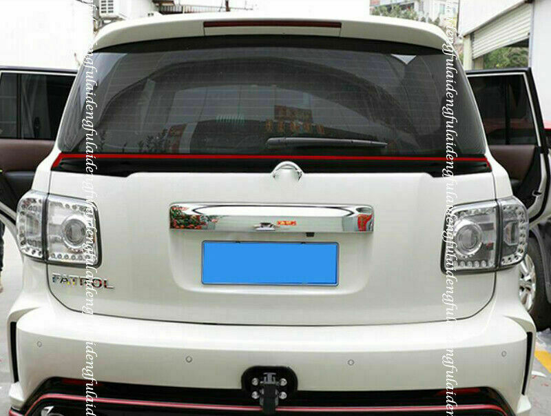 for Nissan Armada Patrol Y62 2013-19 Rear Trunk Spoiler Tailgate Middle Wing Lip