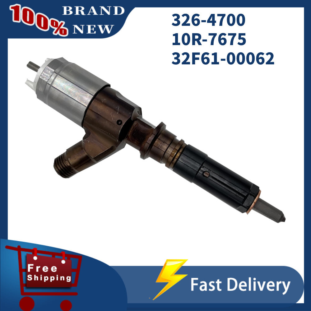 10R 7675 Fuel Injector 326-4700 Caterpillar C6 C6.4 Engine CAT 320D Excavator