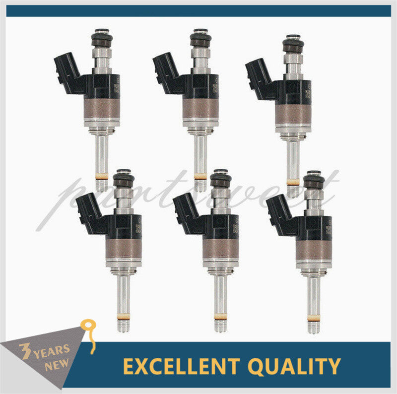 6pcs Fuel Injector Fit for Honda Pilot Odyssey Ridgeline 3.5L V6 16010-RLV-315