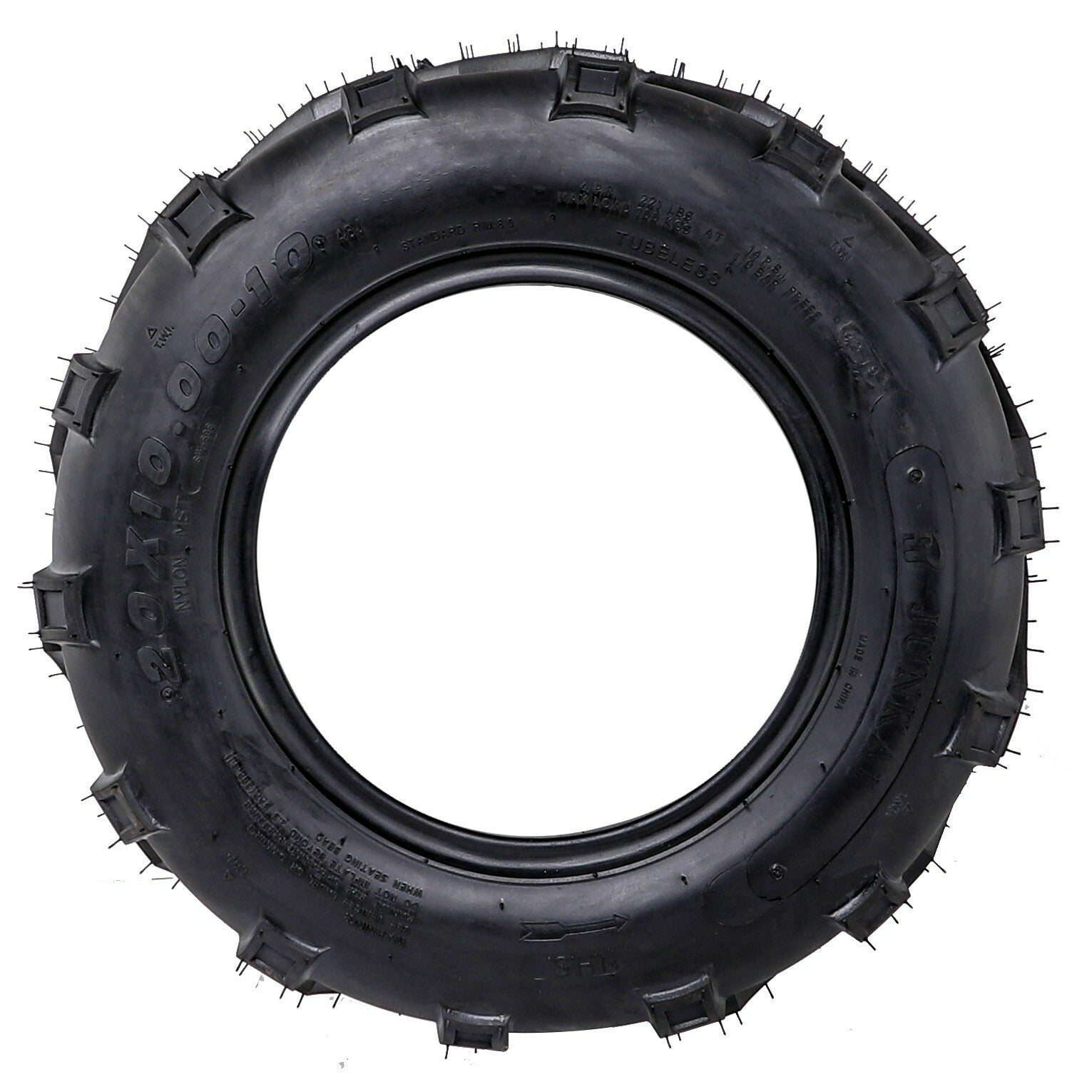 2pc 20x10.00-10 Tyre Tubeless 20X10- 10 20x10x10 Lawn Mower Garden Tractor ATV
