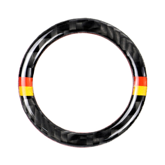 Carbon Fiber Engine Start Stop Button Ring Cover Fit for Mercedes-Benz A B C GLC GLA