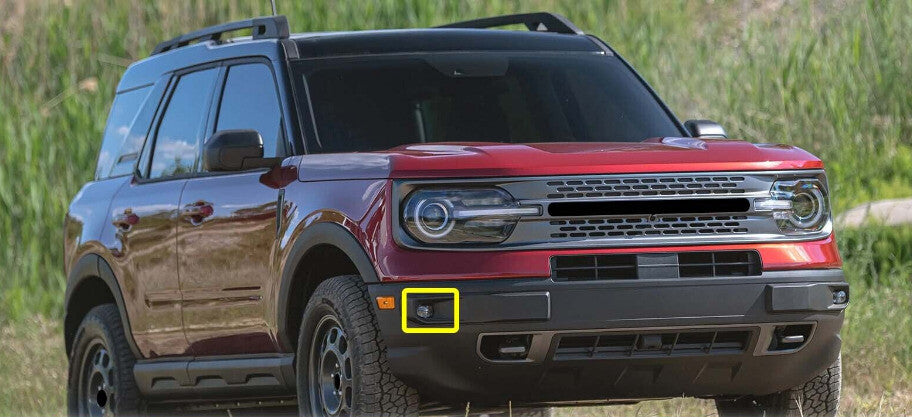 Right Front Bumper LED Fog Light Driving Lamp for Ford Bronco Sport 2021-2022