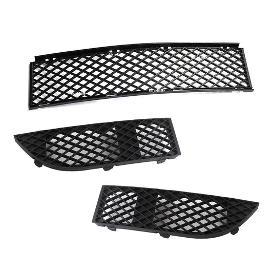 Set Front Bumper Lower Grill Grille Mesh For 05-08 for BMW 7-Series E65 E66 LCI 750i