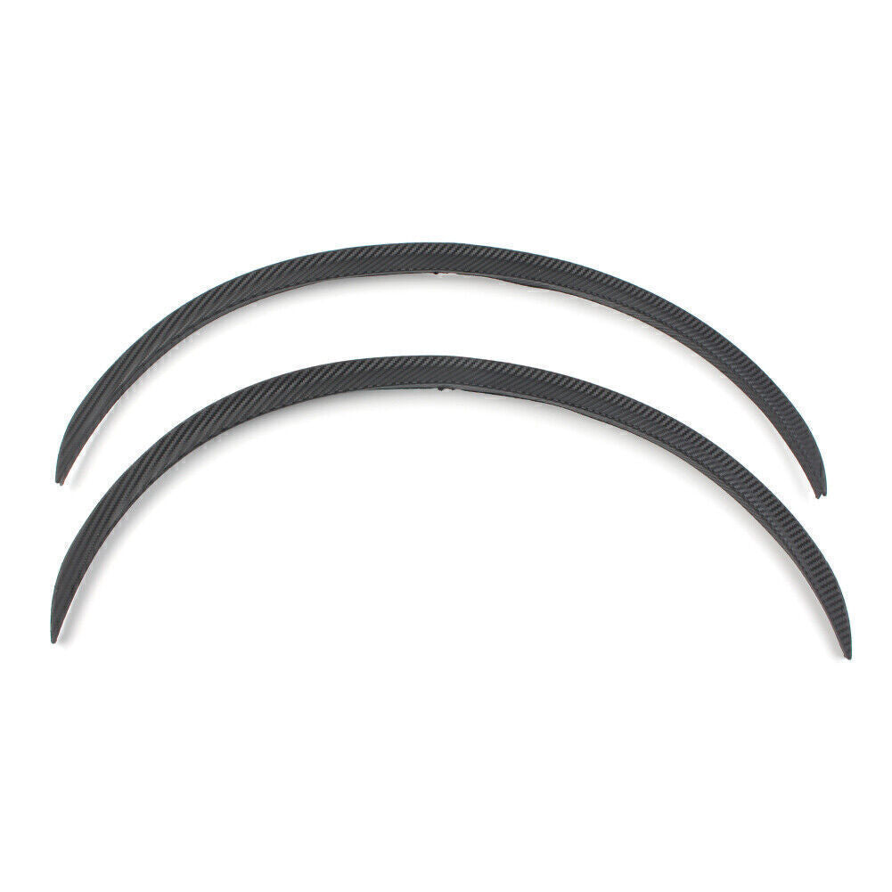 Wheel Eyebrow Arches Lips Fender Flares Protector Trim Cover Carbon Fiber