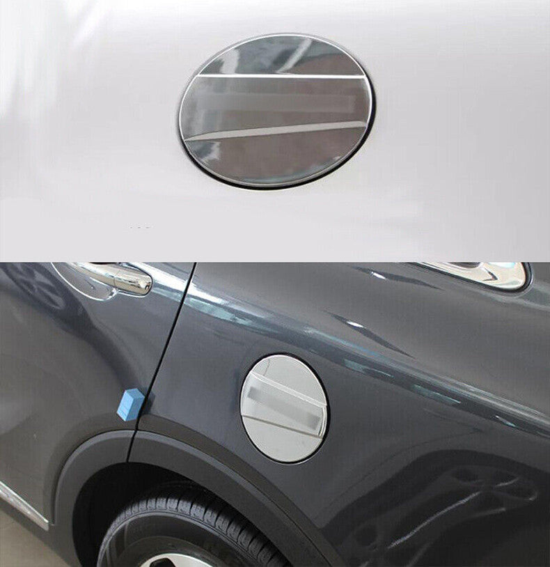 for Kia Sorento 2016-2020 Chrome Car Gas Door Cover Fuel Tank Oil Cap Decor Trim
