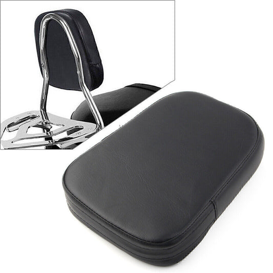 Sissy Bar R¨¹ckenlehne PU Sitzlehnenpolster f¨¹r for Harley Chopper Motorrad Schwarz