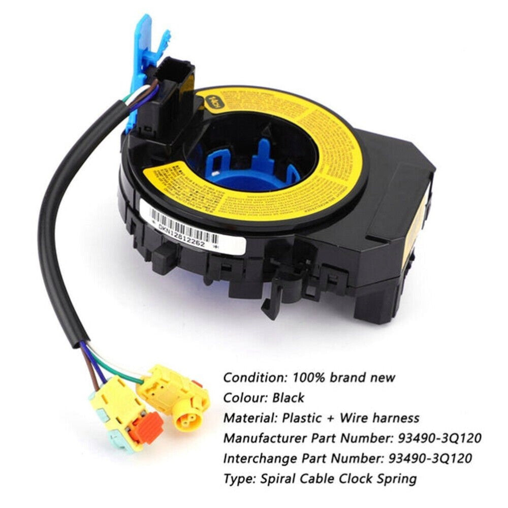 Steering wheel clock spring 93490-1W120 suitable for Kia 2012, 2013, 2014, and 2015 Rio LX/SX models.