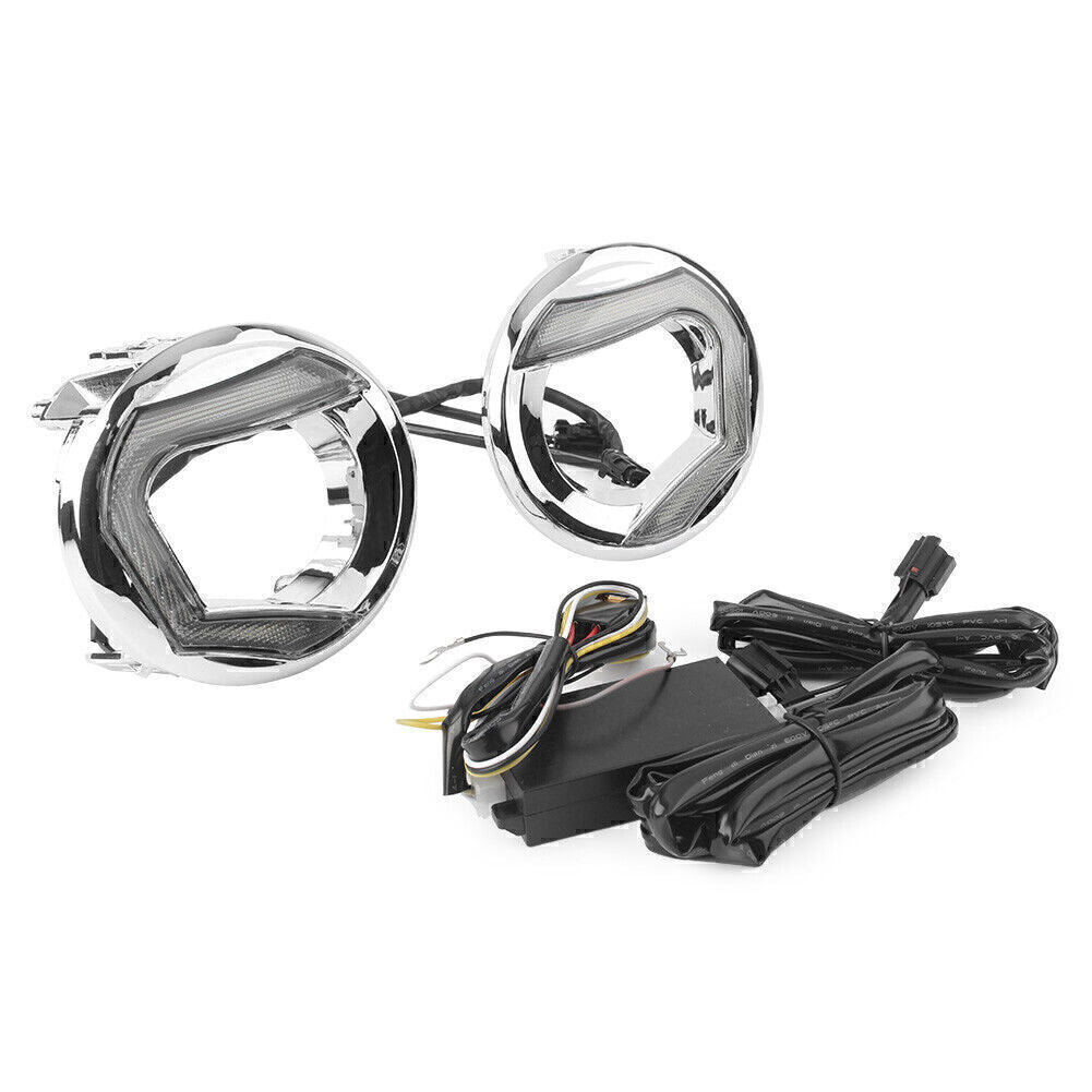 LED DRL Daytime Running Fog Light Lamp Fits for Toyota for Land Cruiser Prado 2014-2015