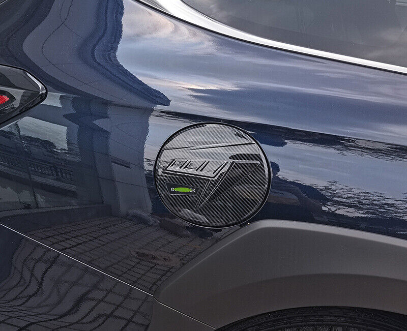 Carbon Fiber ABS Fuel Filler Gas Tank Cap Cover Trim For  for Subaru Outback 2020-23