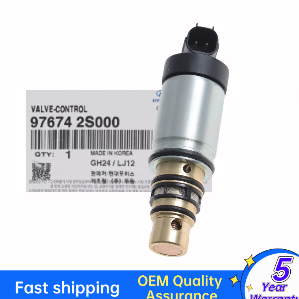 new equipment manufacturer ( ) air conditioning valve control 97674 2S000 for Hyundai and for Kia vehicles from 2009 to 2017.