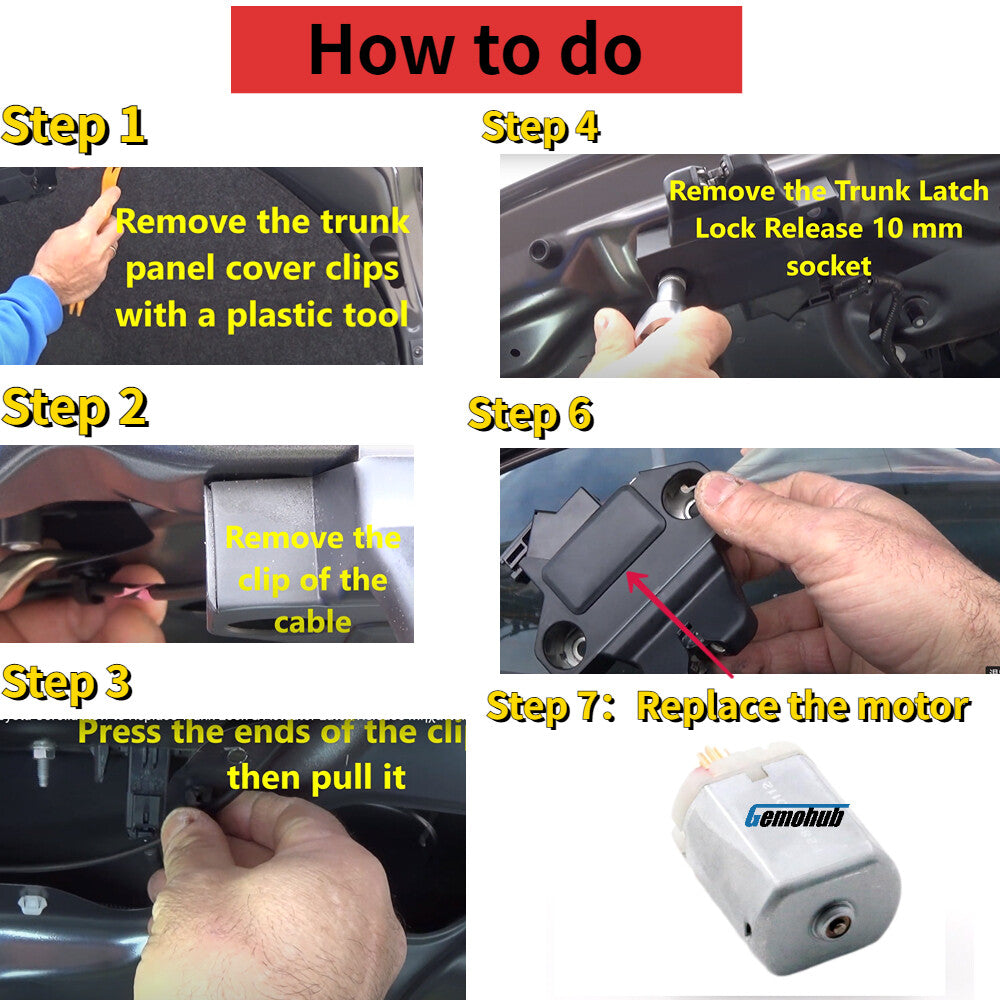 Power Trunk Lock Latch motor for 1999-2006 for Audi TT 8N 2003-2007 for VW Touareg MK1