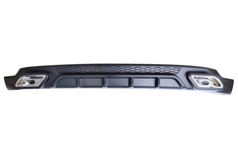 1X Rear Bumper Diffuser Lip Spoiler Refit Matte Black for Chevrolet Malibu 16-18