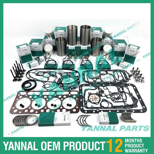 V1702 V1702B Overhaul and Reconstruction Kit for Kubota Indirect Injection for Bobcat 743