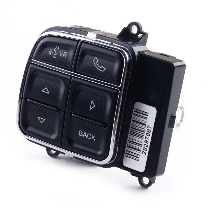 1 left-hand car steering wheel EVIC control switch 56046255AD, black.