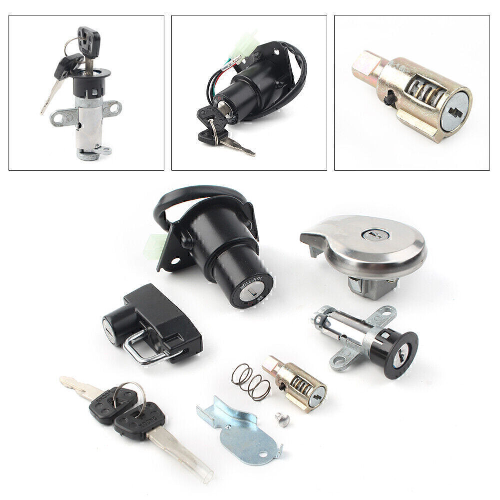 Ignition Switch Gas Cap for Seat Lock Key Set for Yamaha Virago XV250 XV125 240 535